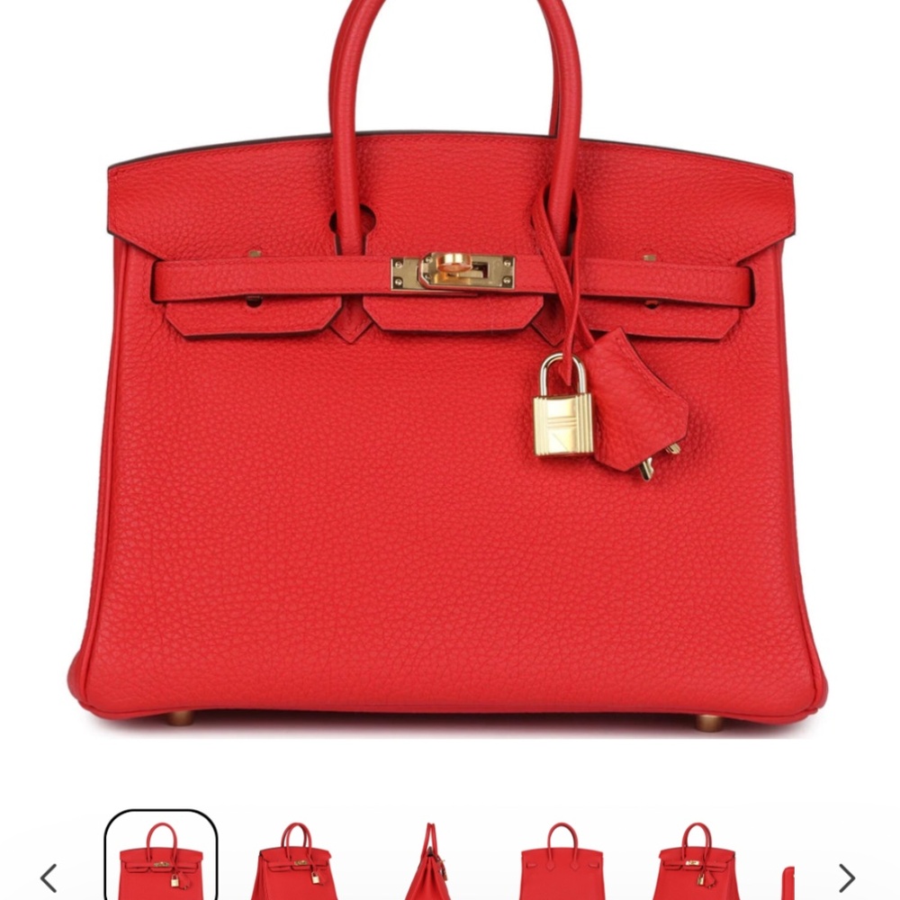 Birkin inspired bag! REAL LEATHER - Brand New - Never Opened, in original wrap